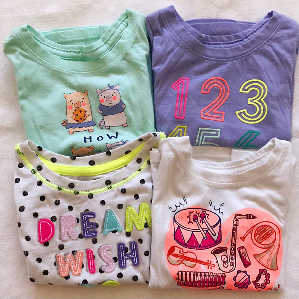 Bundle of Baby Girl’s Graphic Tee